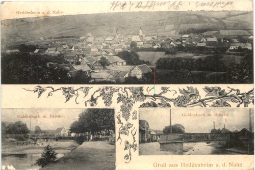 Gruss aus heddesheim der - gruss, an