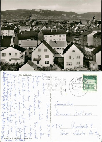 Ansichtskarte heddesheim neue - ansichtskarte,