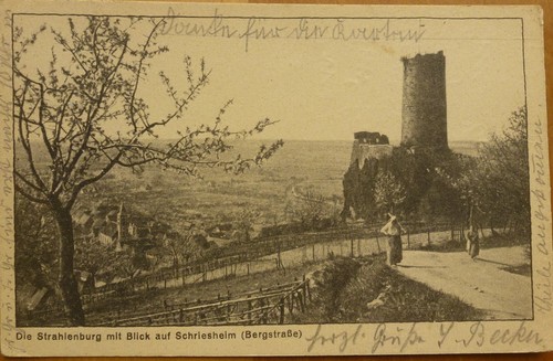 Strahlenburg 1928 schriesheim - strahlenburg,